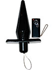 Power Butt Plug with Remote Control Black